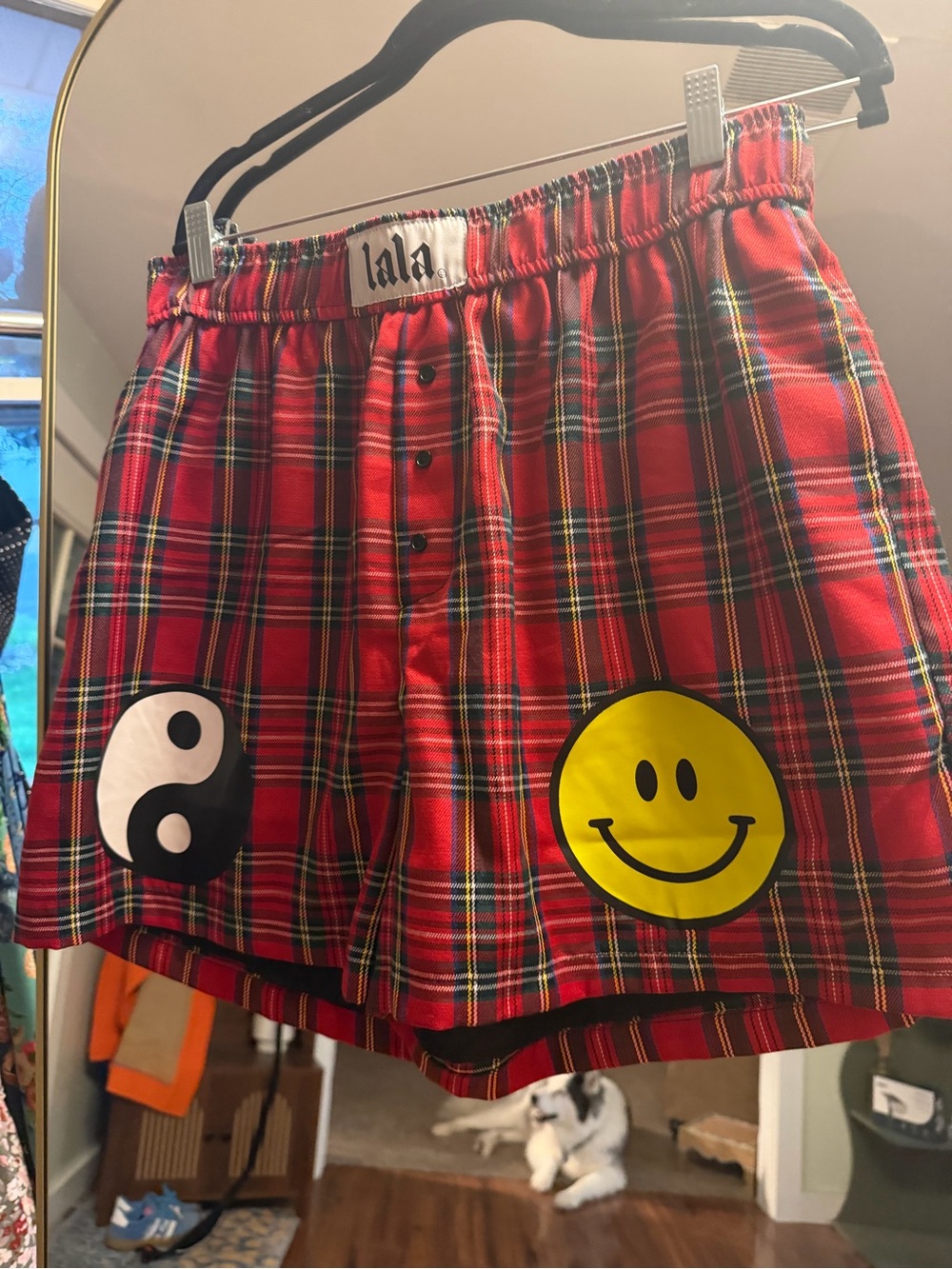 NWT Dressed in Lala Y2K Boxer Shorts XL
